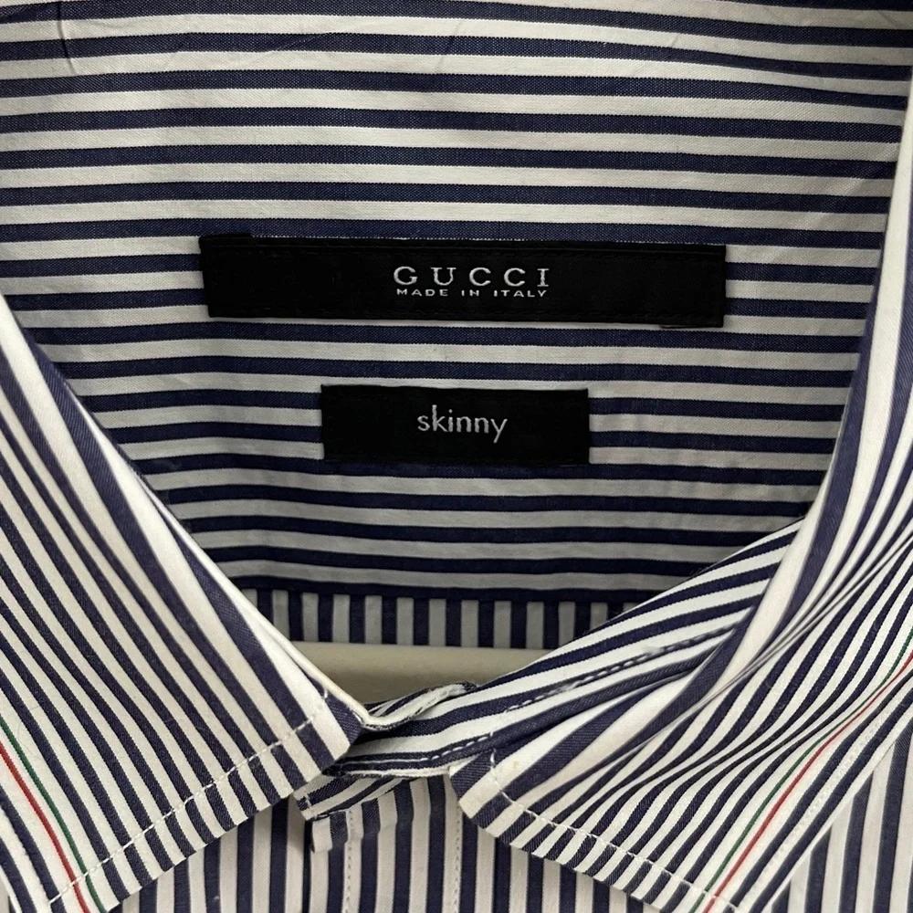 GUCCI RUNWAY STRIPED SHIRT